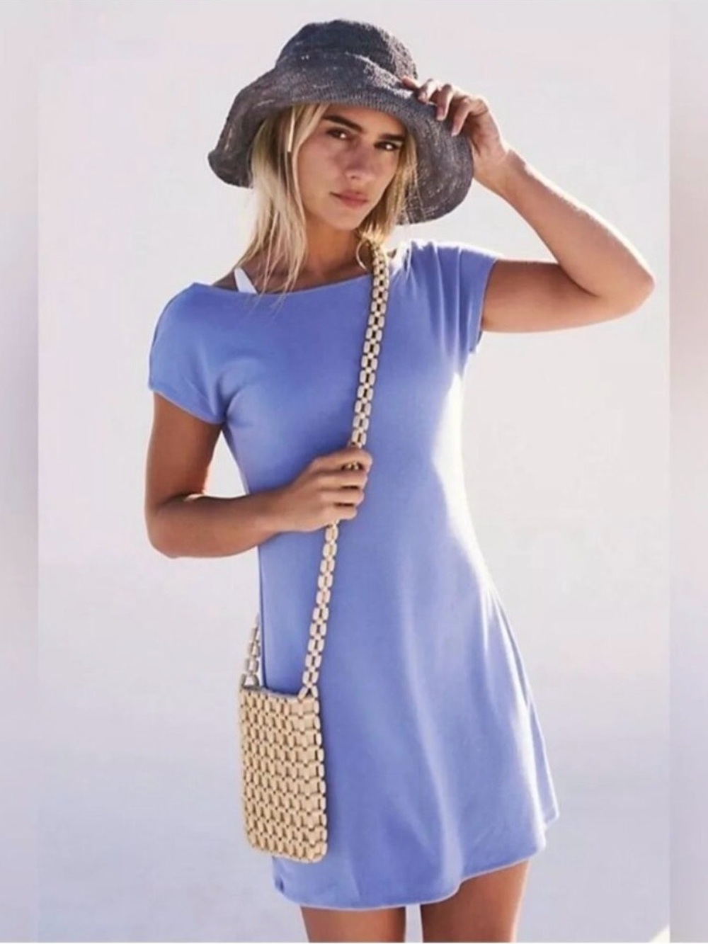 Free People Beach - Rosalia Mini Low-Back Dress